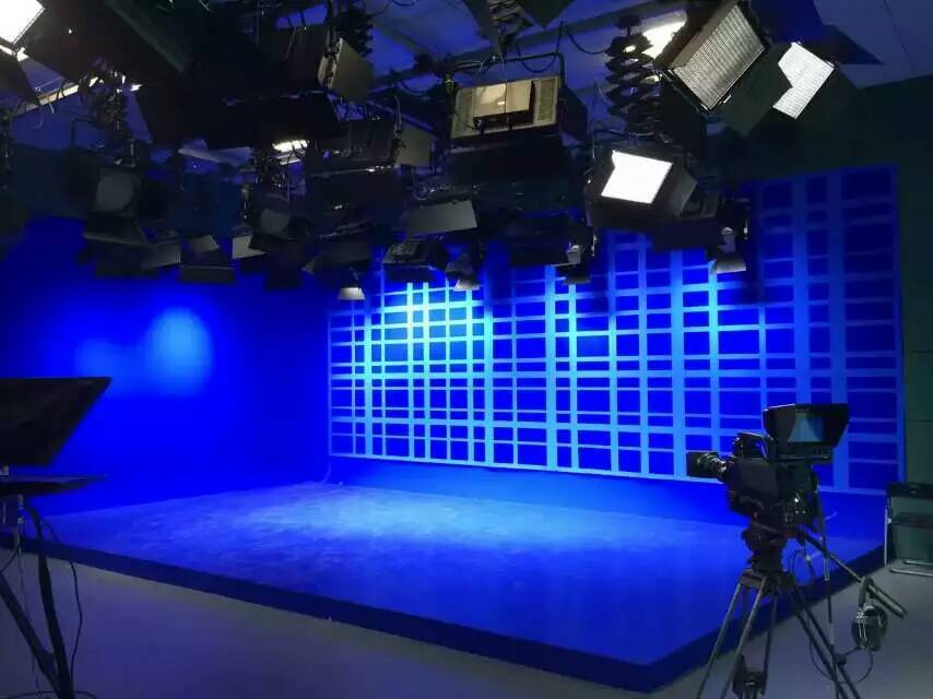 虛擬藍箱演播室燈光